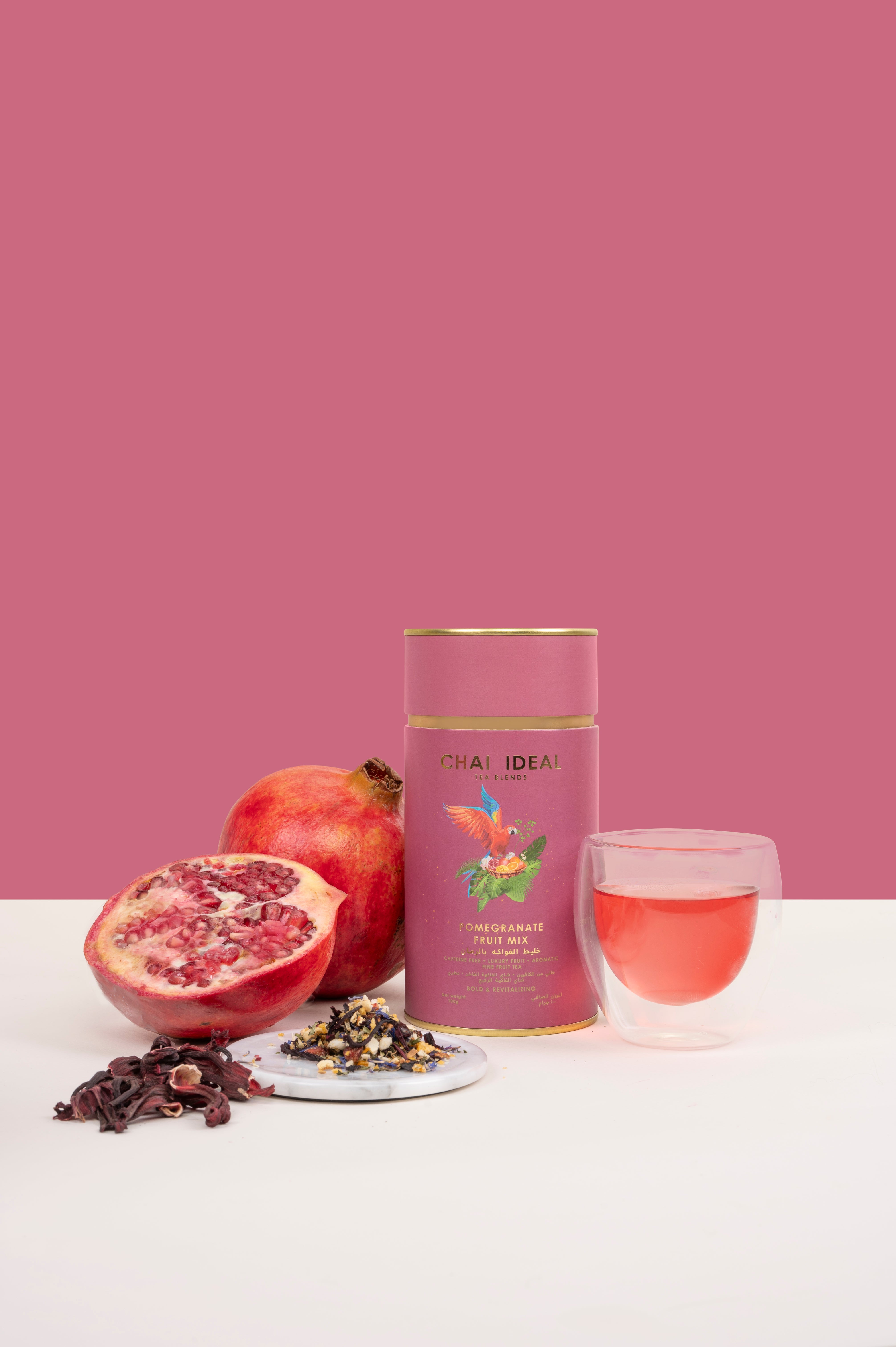 Pomegranate Fruit Mix Tisane - Loose Leaf